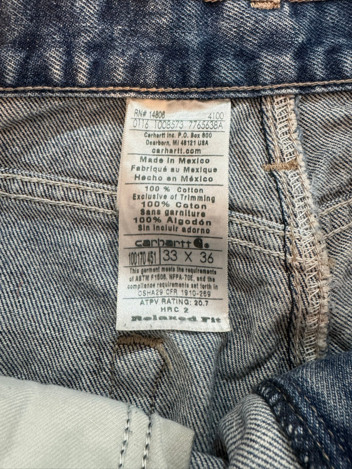 90's CARHART 「DOUBLE NKEE PANT」ワークパンツ