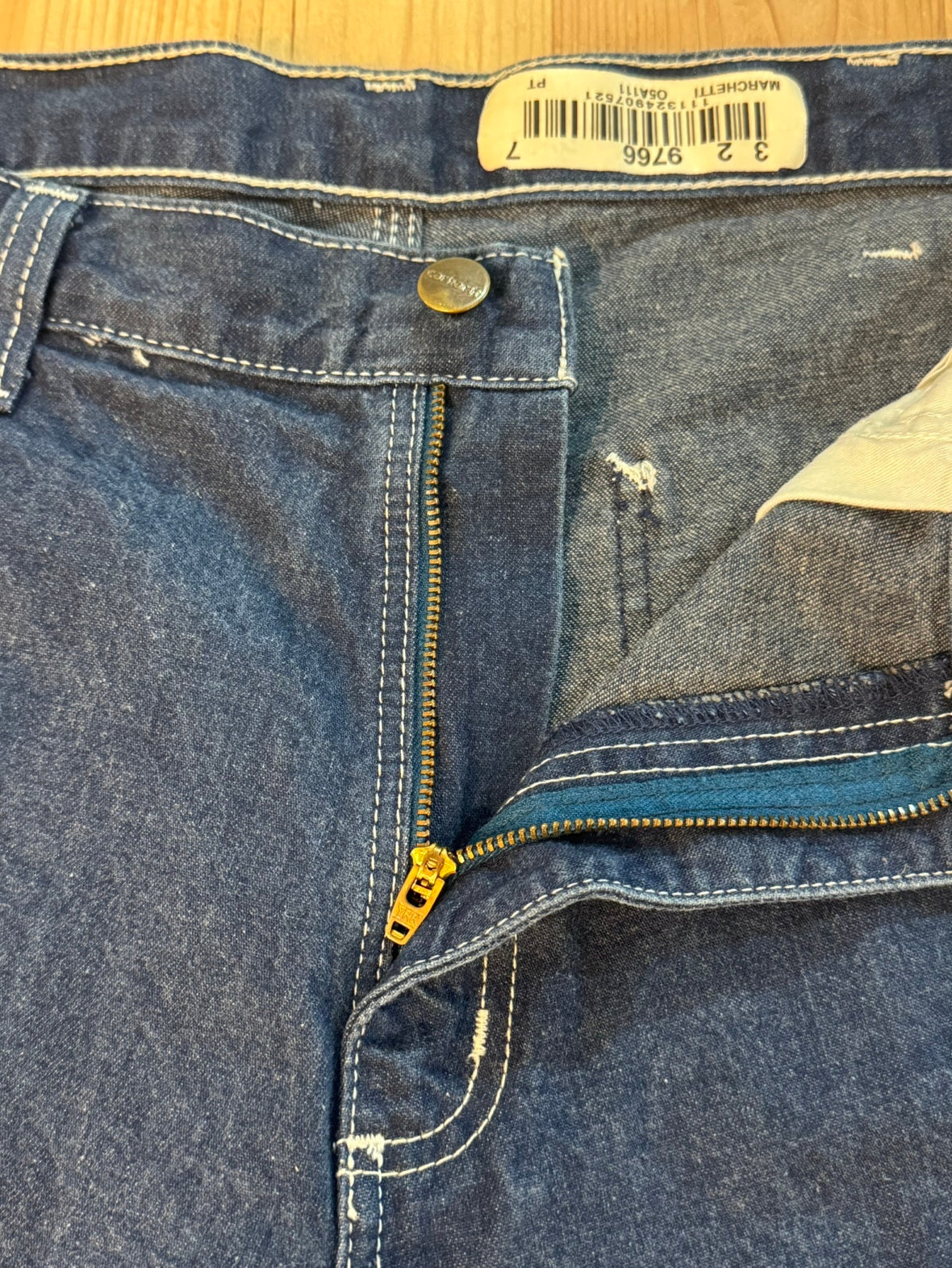 90's CARHART 「Dungaree Fit」ワークデニムパンツ