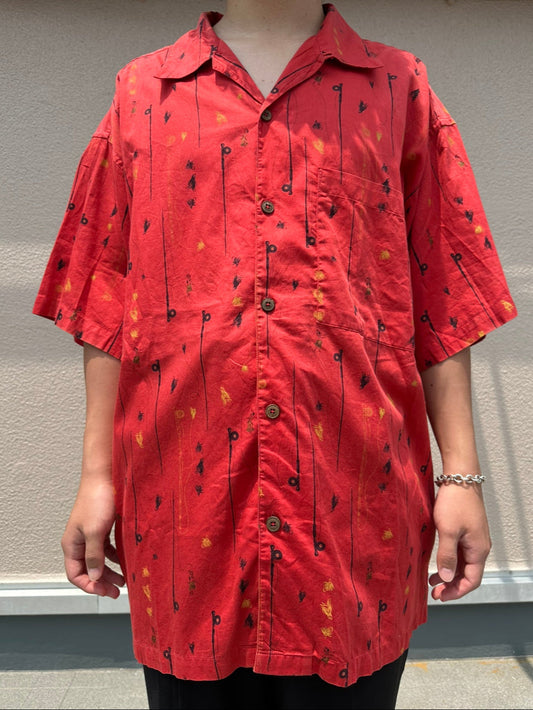 00’s PATAGONIA「Pataloha Fly Fishing」アロハシャツ