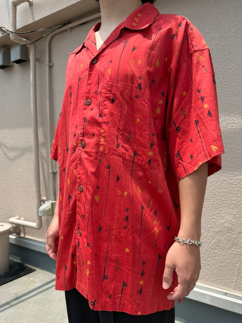 00’s PATAGONIA「Pataloha Fly Fishing」アロハシャツ
