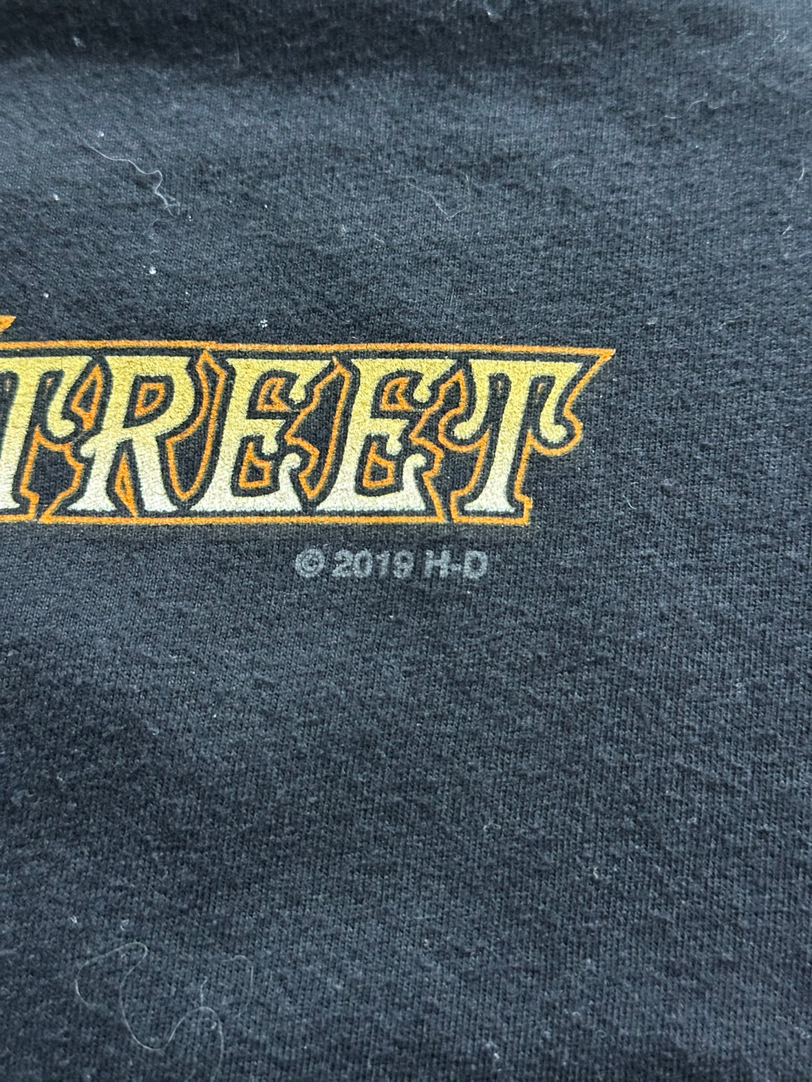 00's HARLEY-DAVIDSON 「BOURBON STREET」ハーレーTシャツ