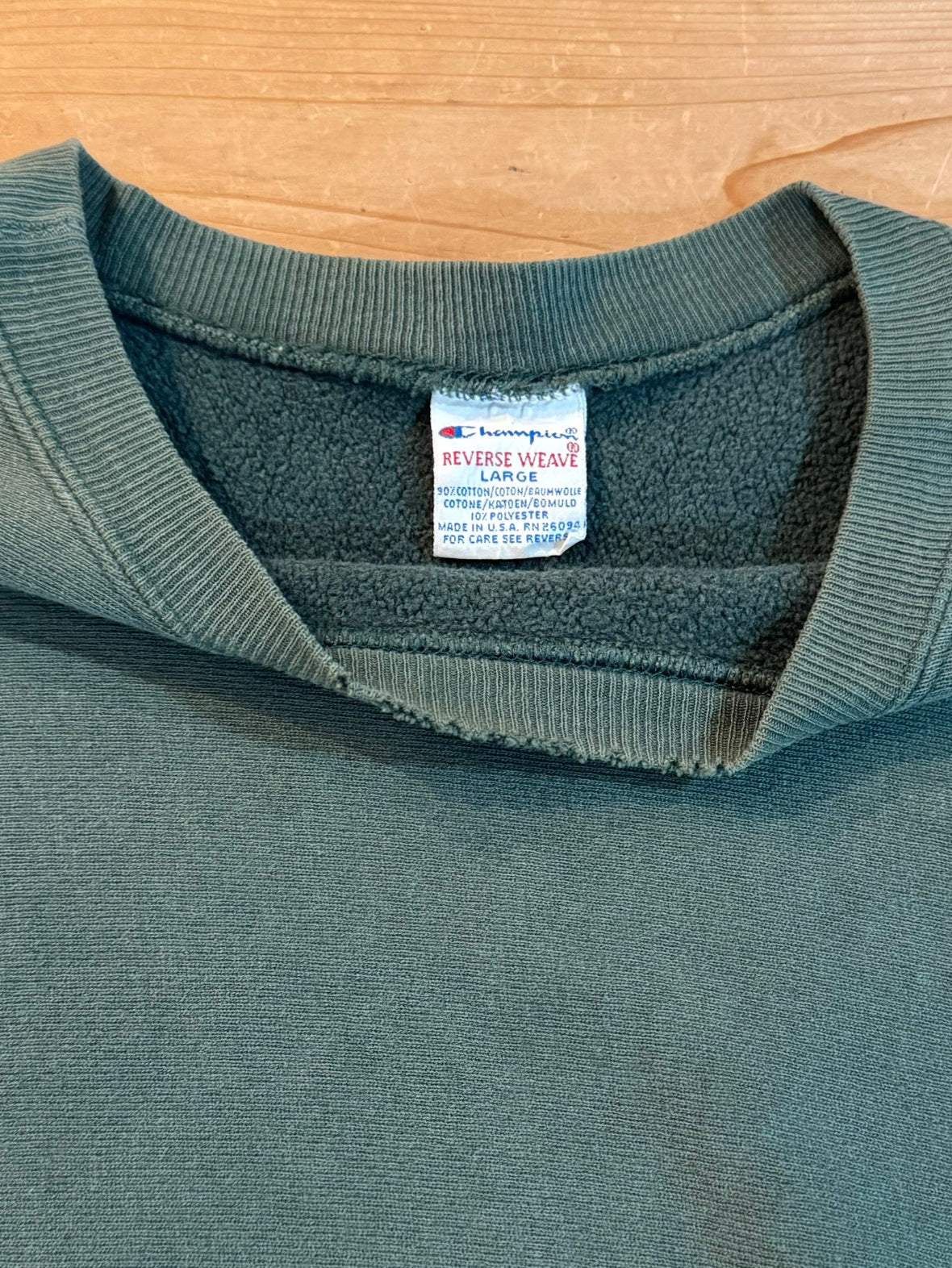 90's CHAMPION  REVERS WEAVE ワンポイントスウェット