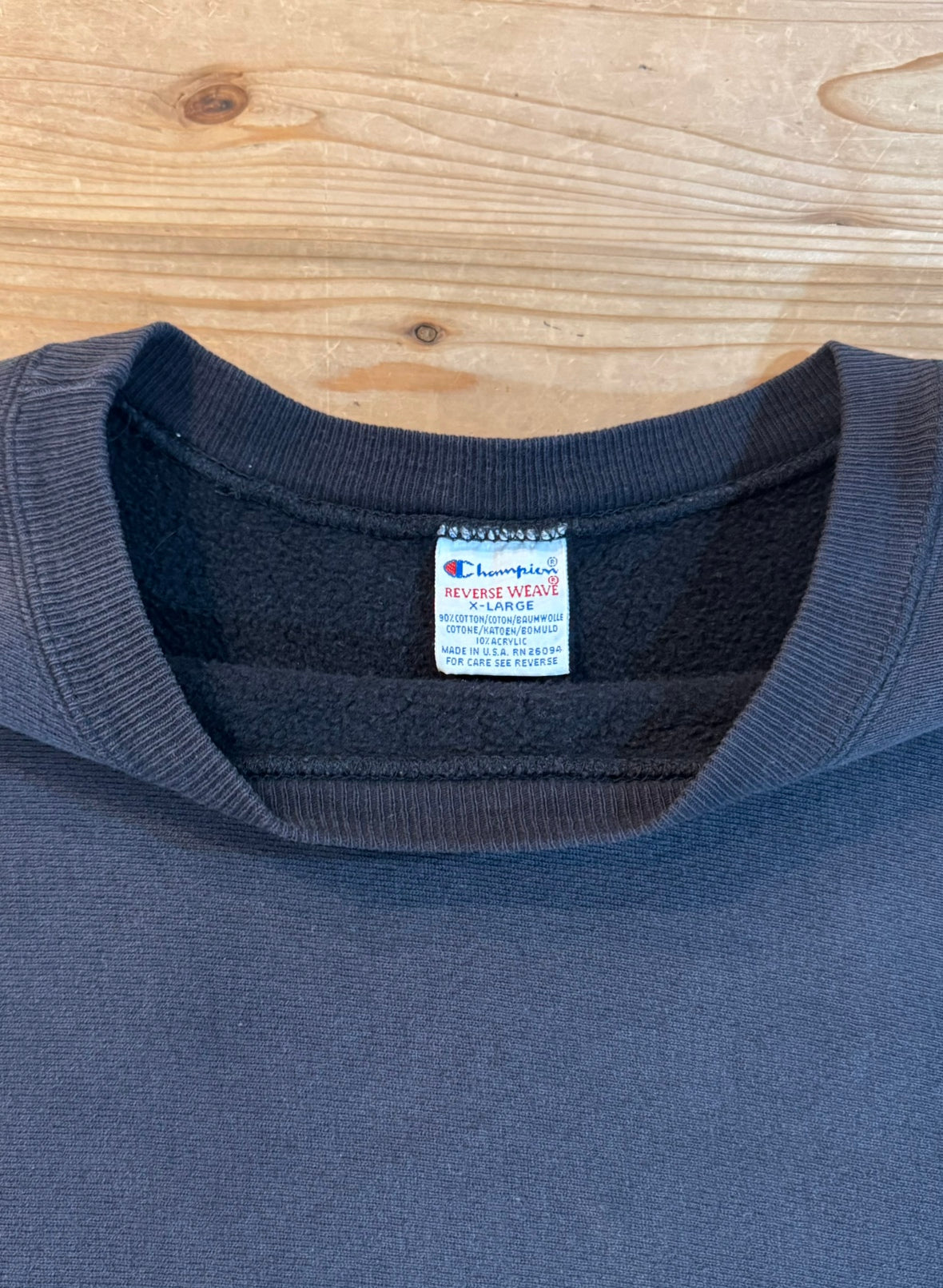 90's CHANPION REVERSE WEAVE ワンポイント スウェット