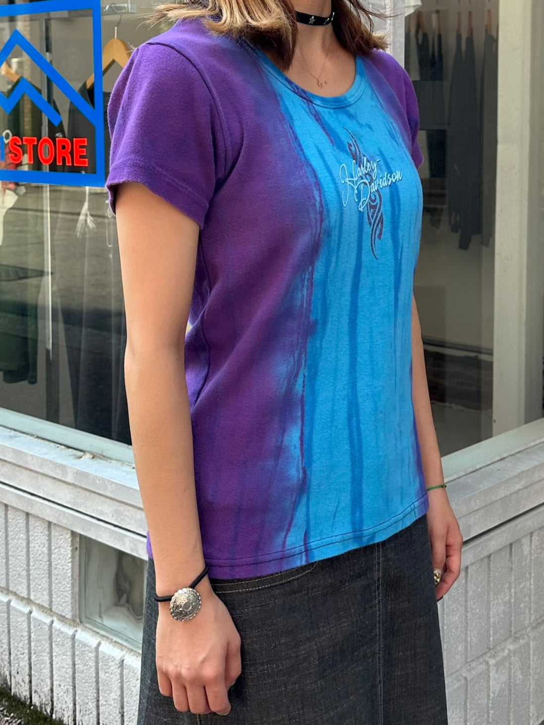 00's HARLEY-DAVIDSON 「Low country」ハーレーTシャツ