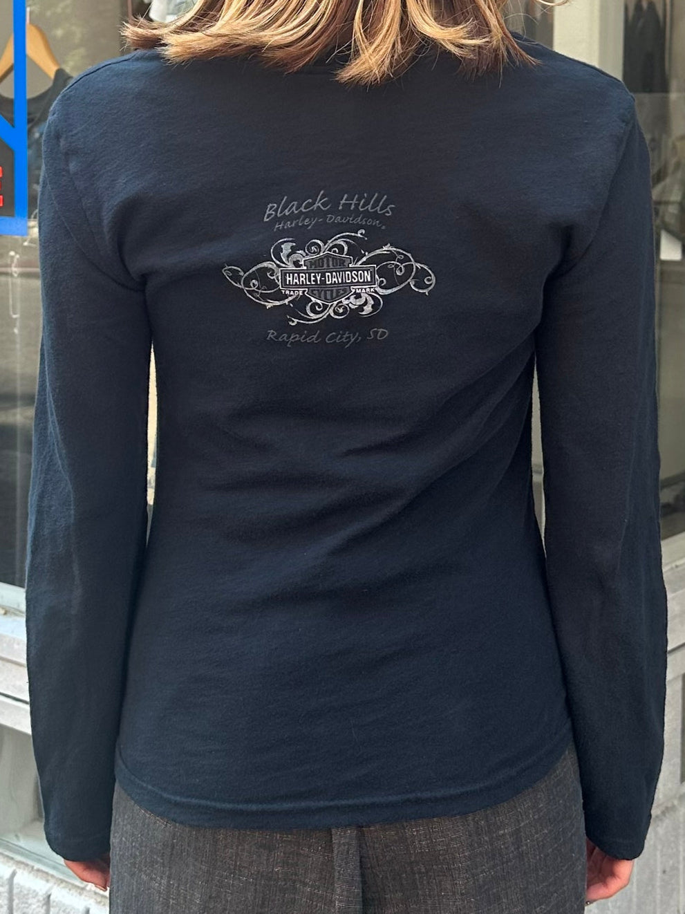 00's HARLEY-DAVIDSON 「black Hills」ハーレーロングTシャツ