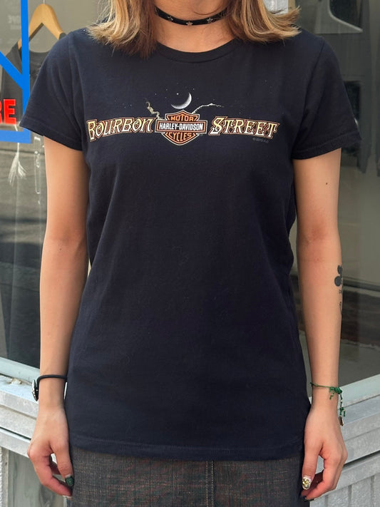 00's HARLEY-DAVIDSON 「BOURBON STREET」ハーレーTシャツ