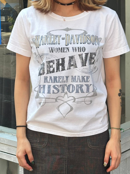 00's HARLEY-DAVIDSON 「AEHAVE」ハーレーTシャツ