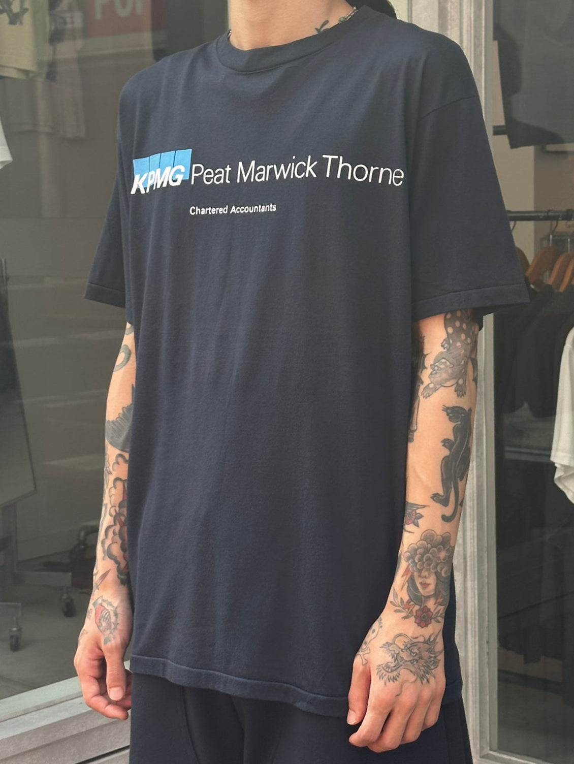 00's KPMG「Peat Marwick Thorne」企業Tシャツ