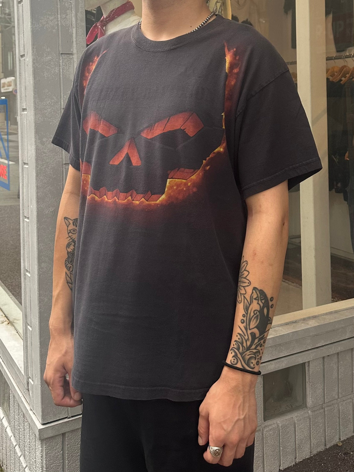 00's HARLEY DAVIDSON「SKULL」ハーレーTシャツ