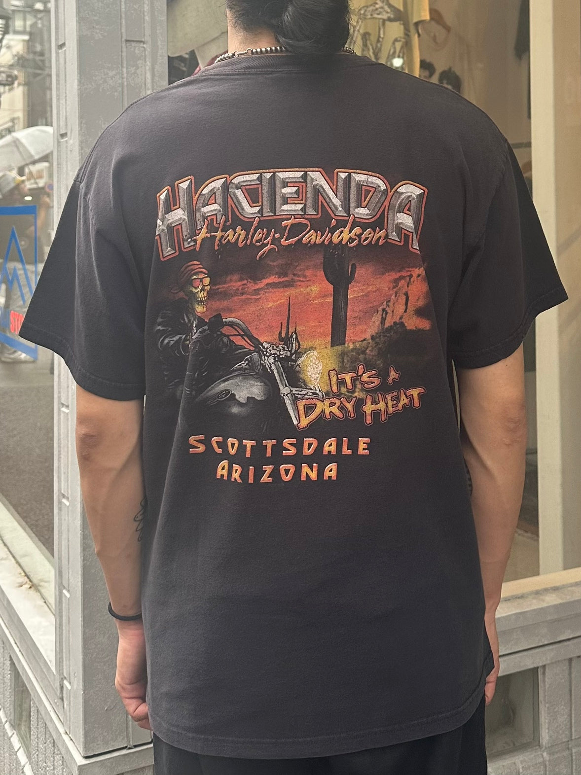 00's HARLEY DAVIDSON「SKULL」ハーレーTシャツ