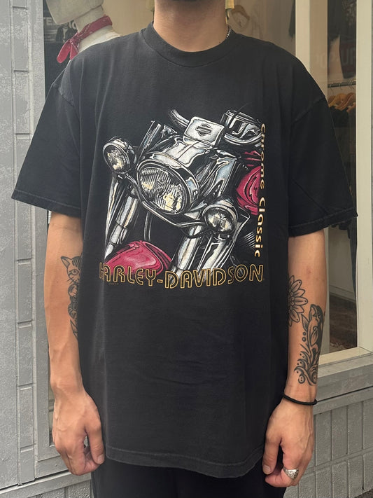 90's HARLEY DAVIDSON「chrome classic」ハーレーTシャツ