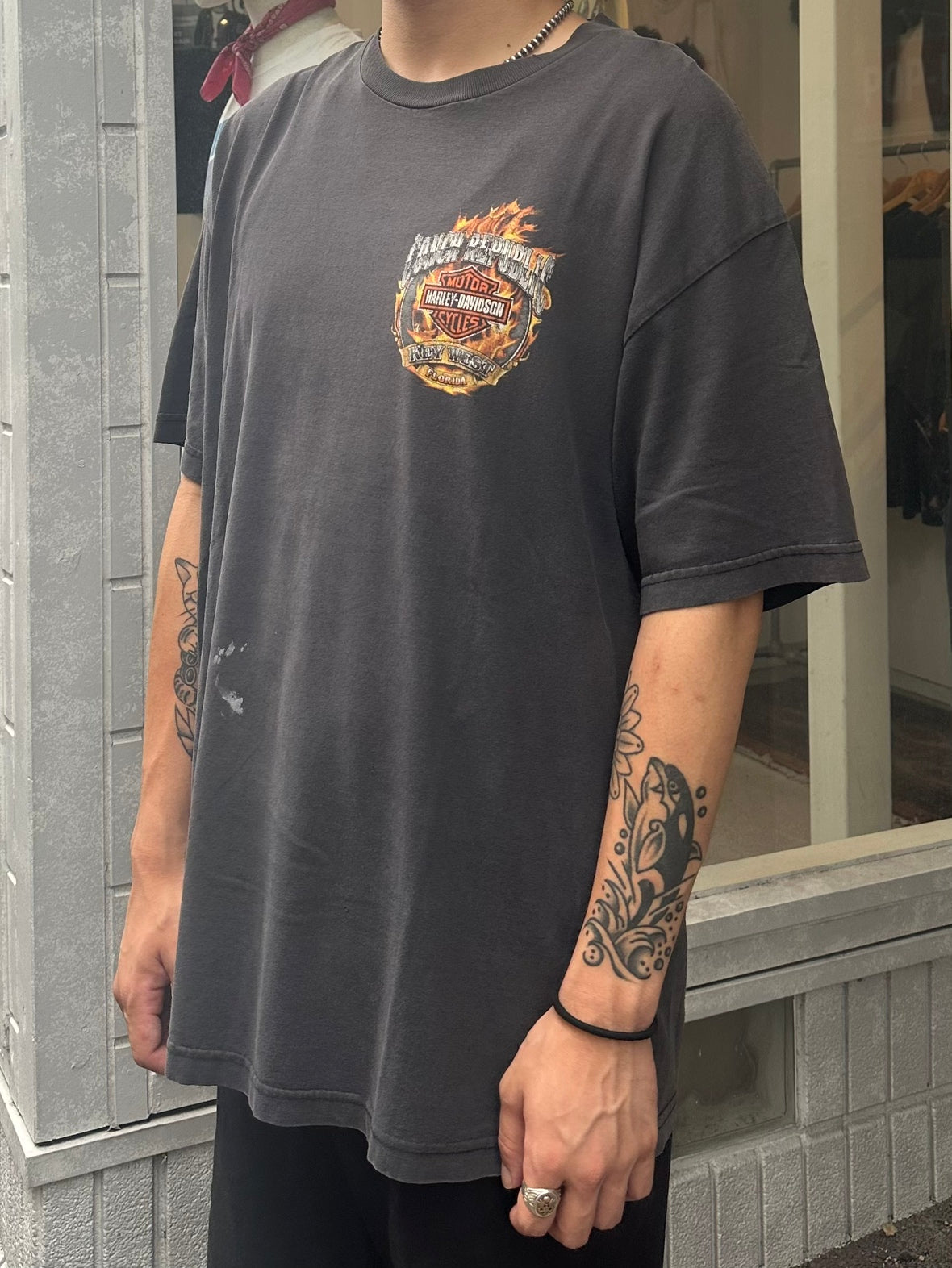 00's HALEY DAVIDSON「conch republic」ハーレーTシャツ