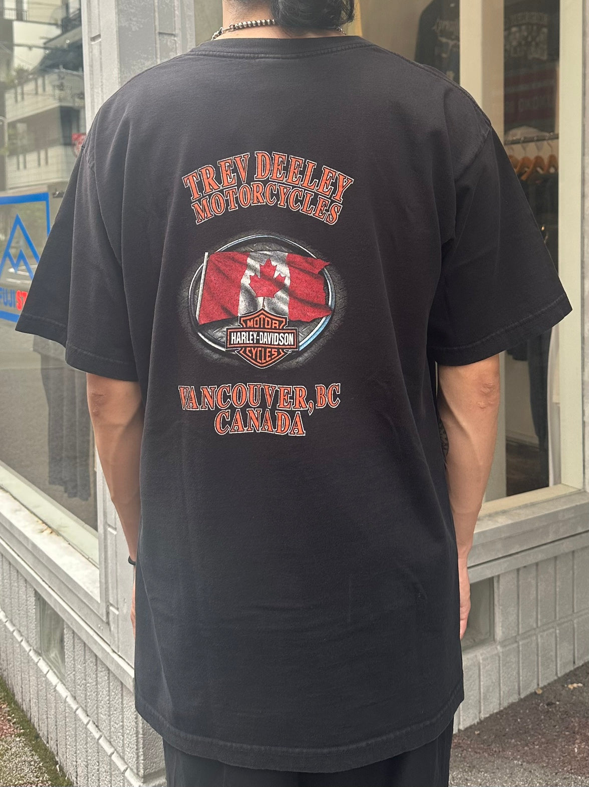 00's HARLEY DAVIDSON「Four motorbikes」ハーレーTシャツ
