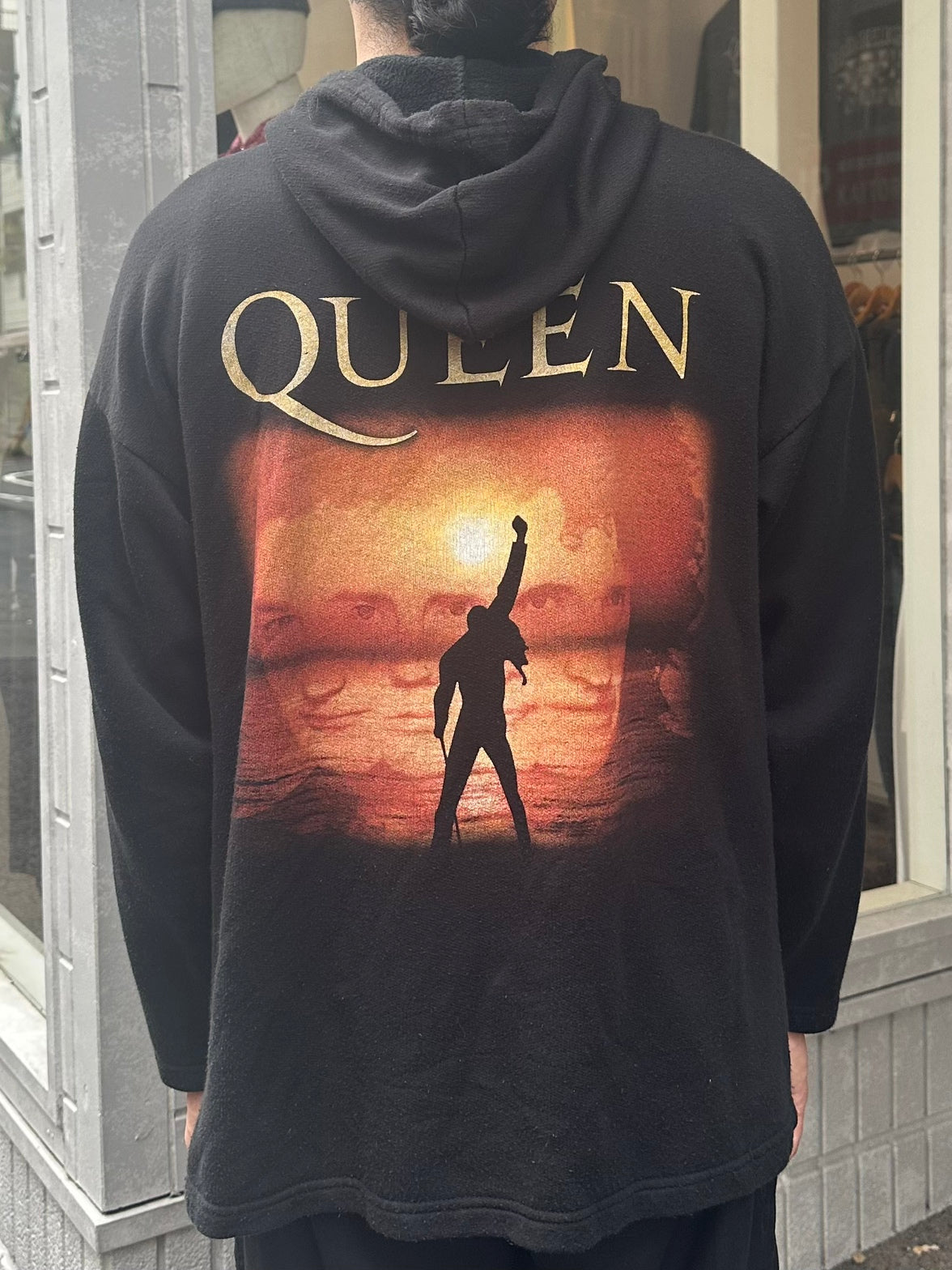 00's QUEEN「Double Sided Print」バンドフーディー