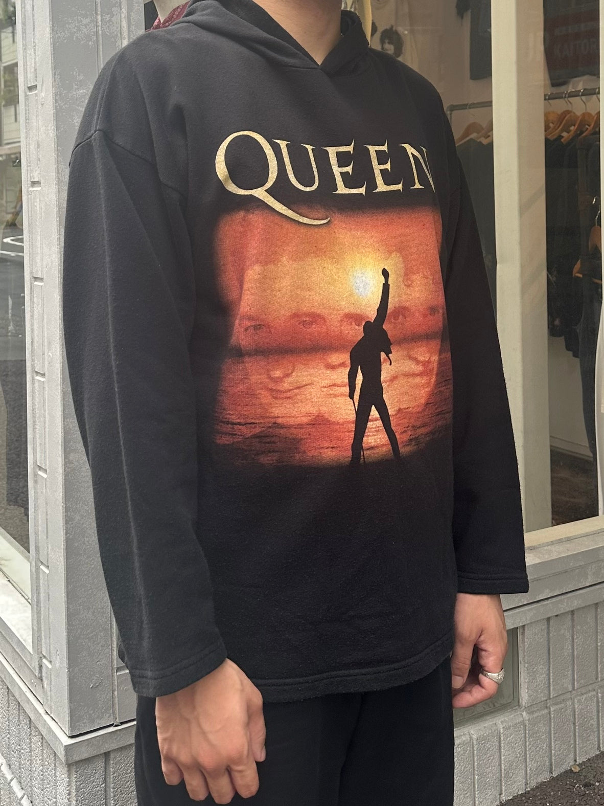 00's QUEEN「Double Sided Print」バンドフーディー