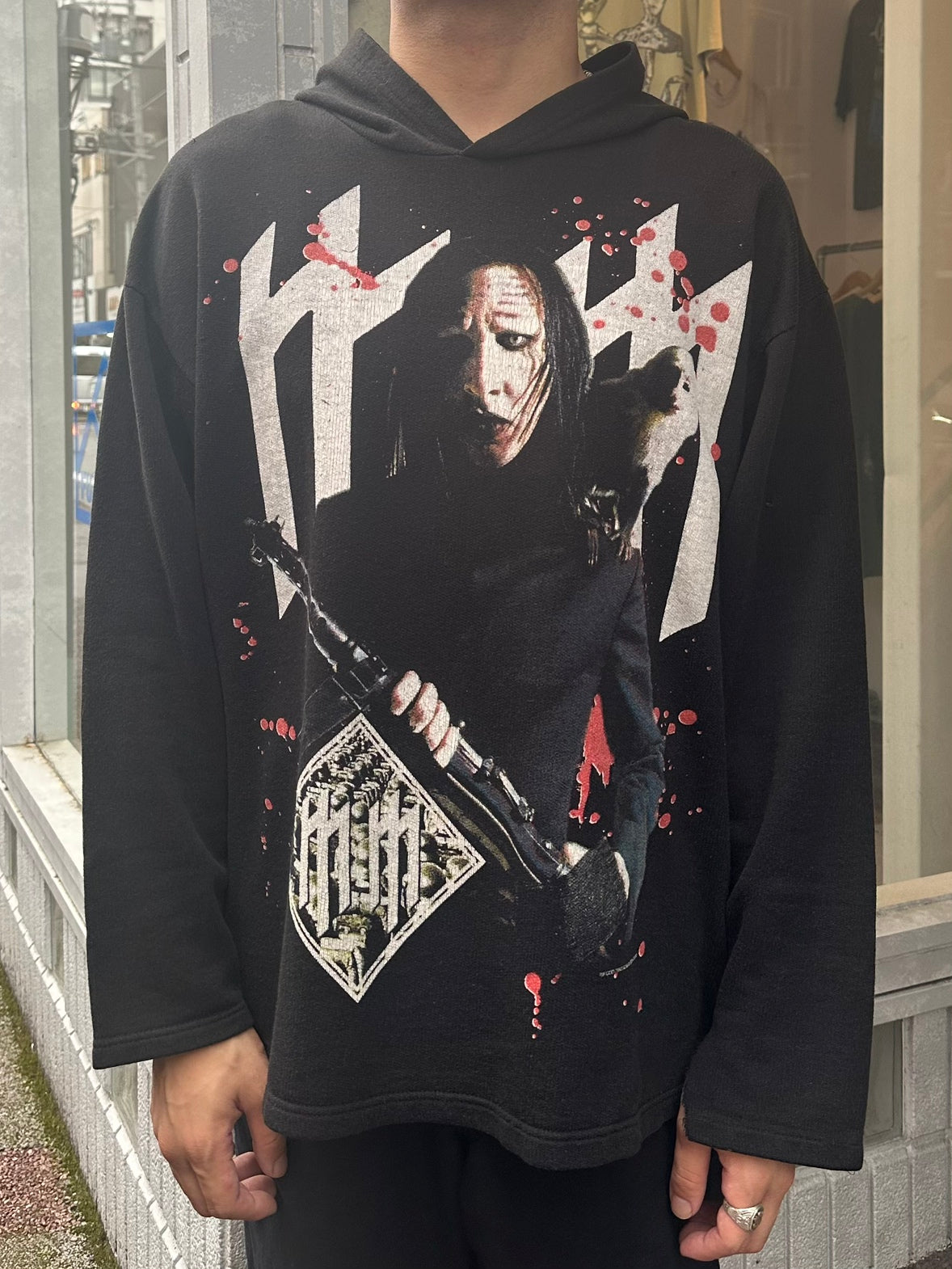 00's MARILYN MANSON「With GUN」バンドフーディー