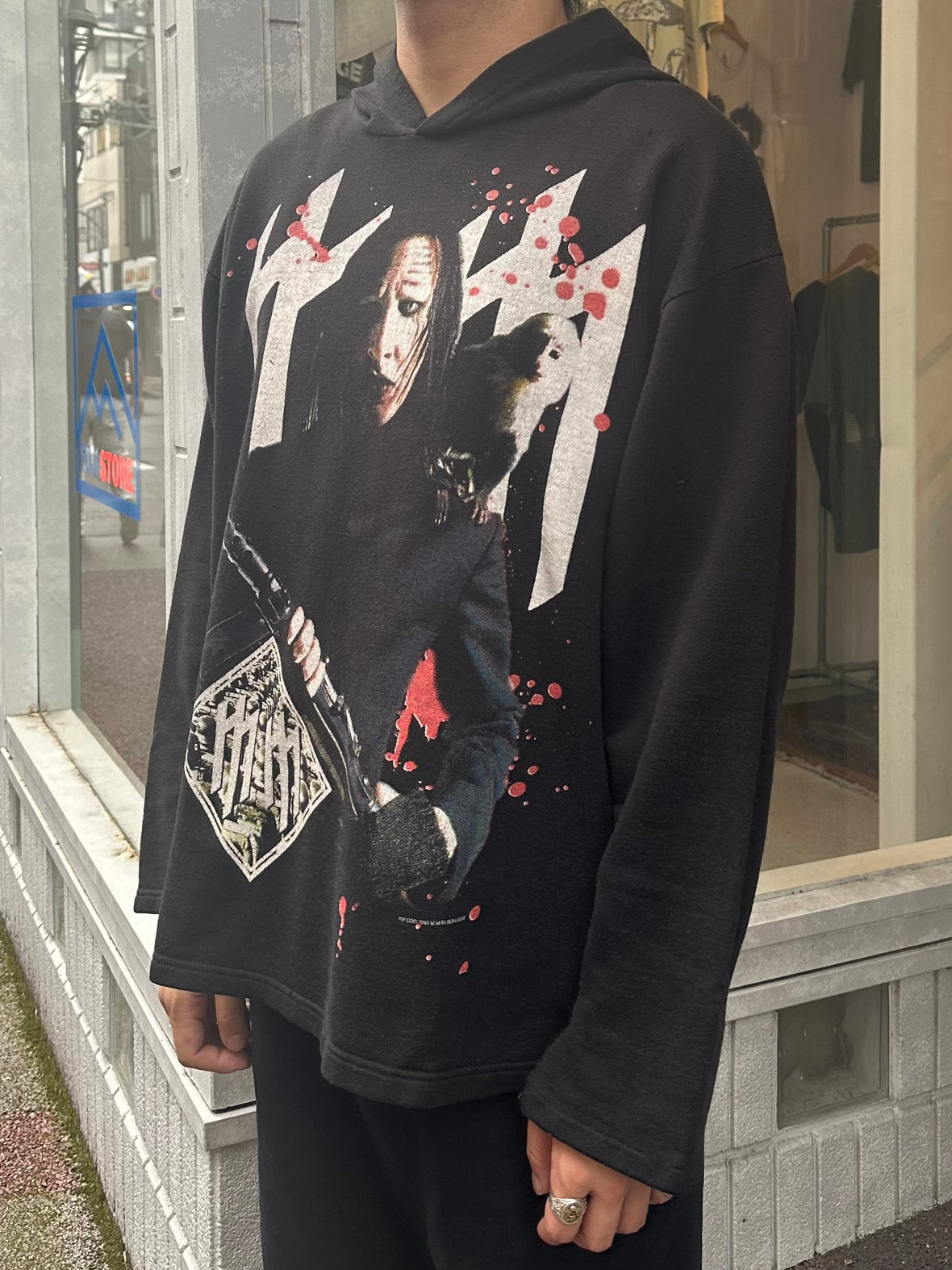 00's MARILYN MANSON「With GUN」バンドフーディー