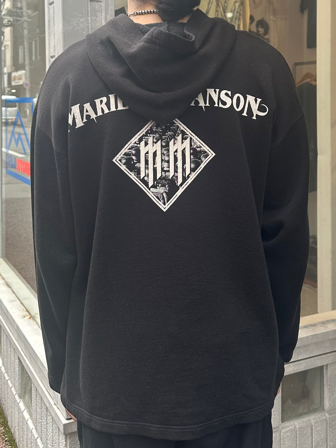 00's MARILYN MANSON「With GUN」バンドフーディー