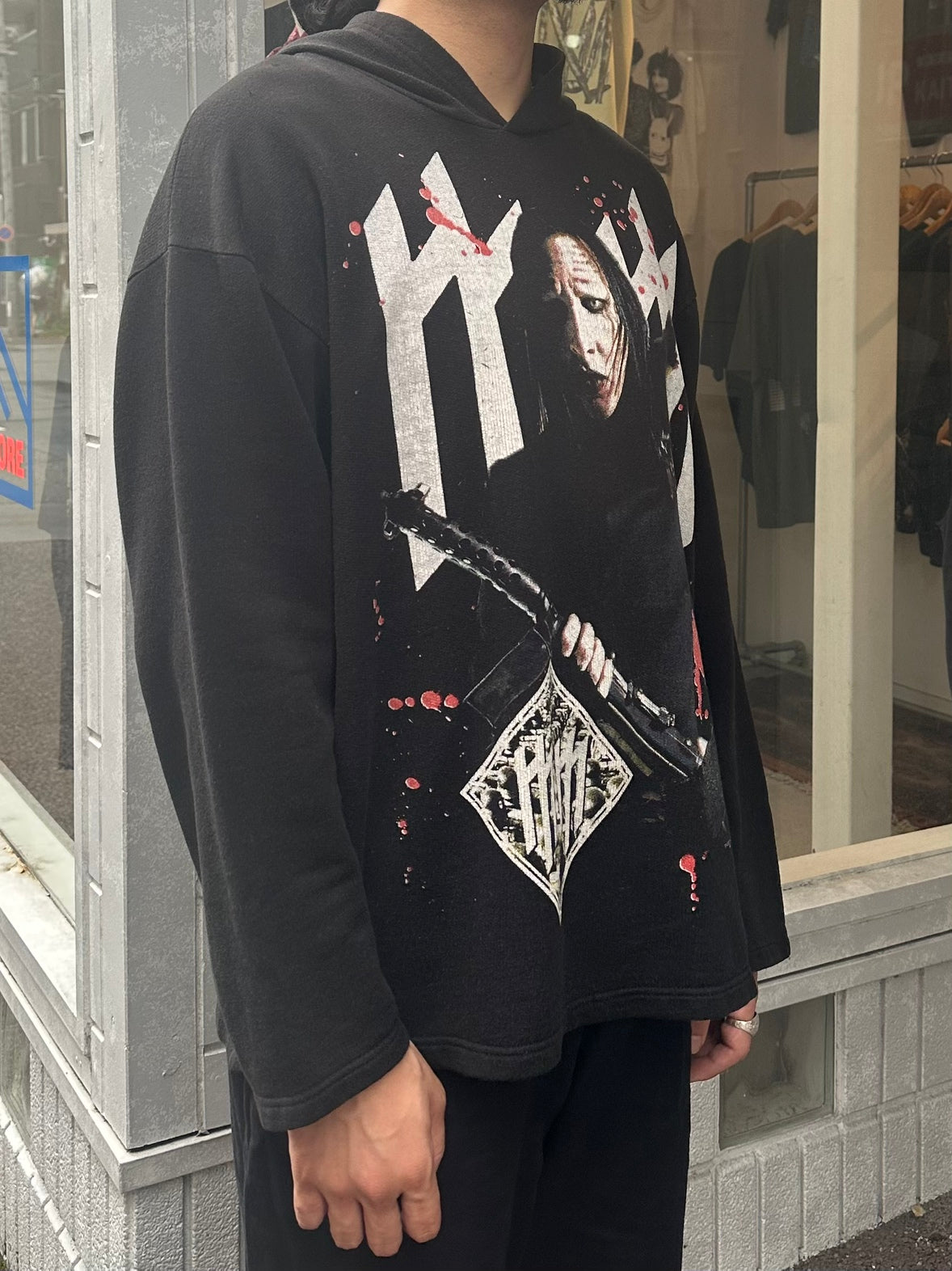 00's MARILYN MANSON「With GUN」バンドフーディー