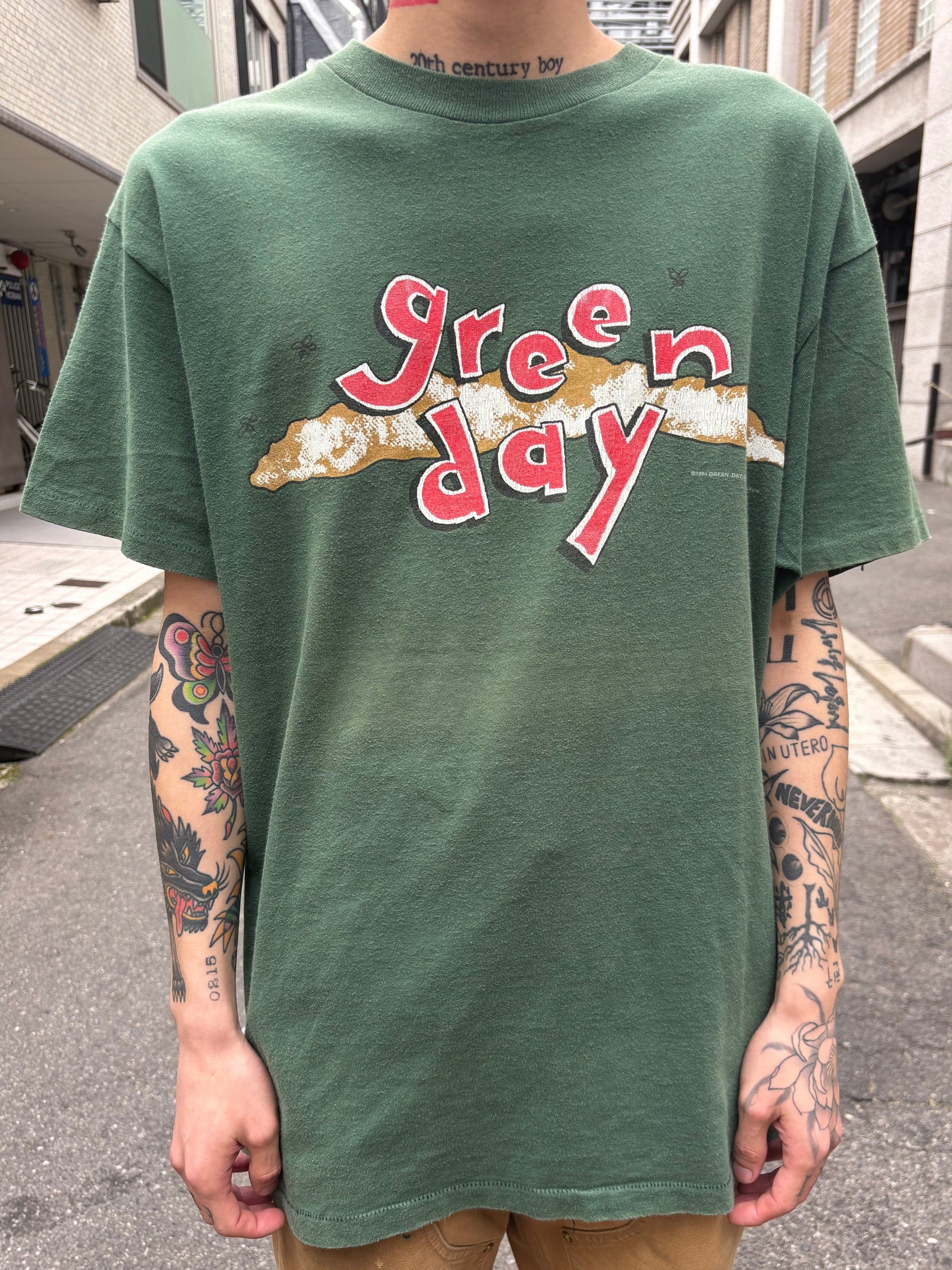 90's Green day Tシャツ