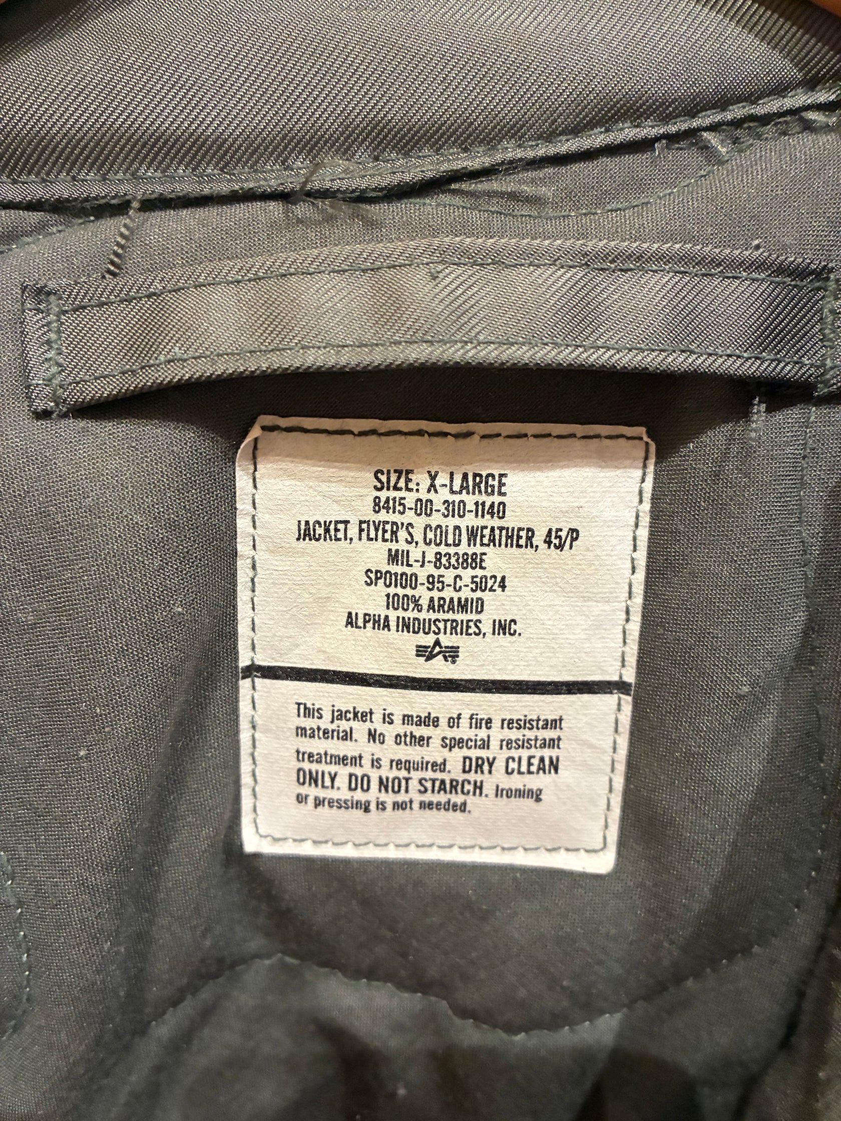 90's USAF「 CWU-45/P 」フライトジャケット