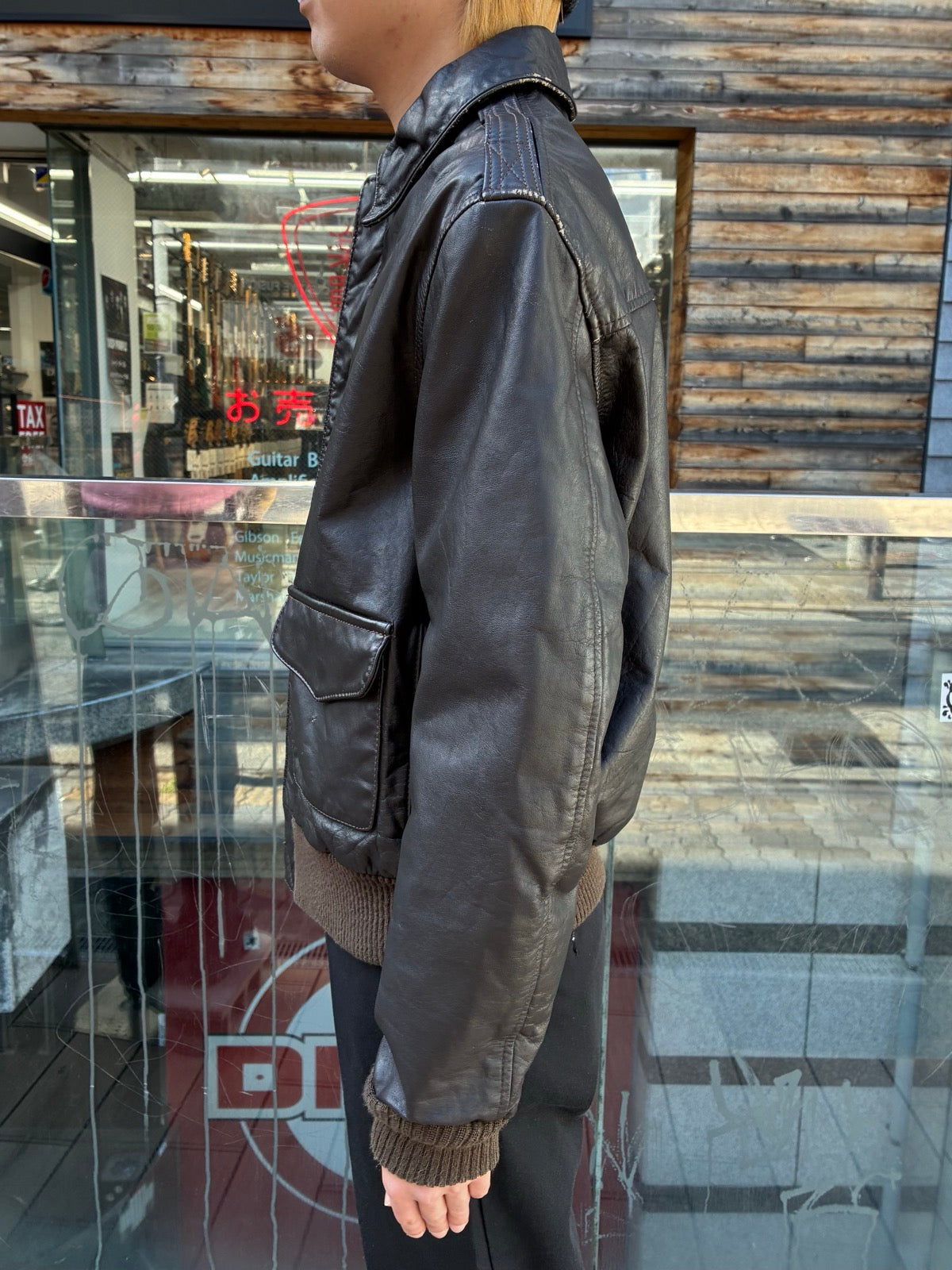 70's~80's 「AVIREX」 TYPE A-2 レザーフライトジャケット