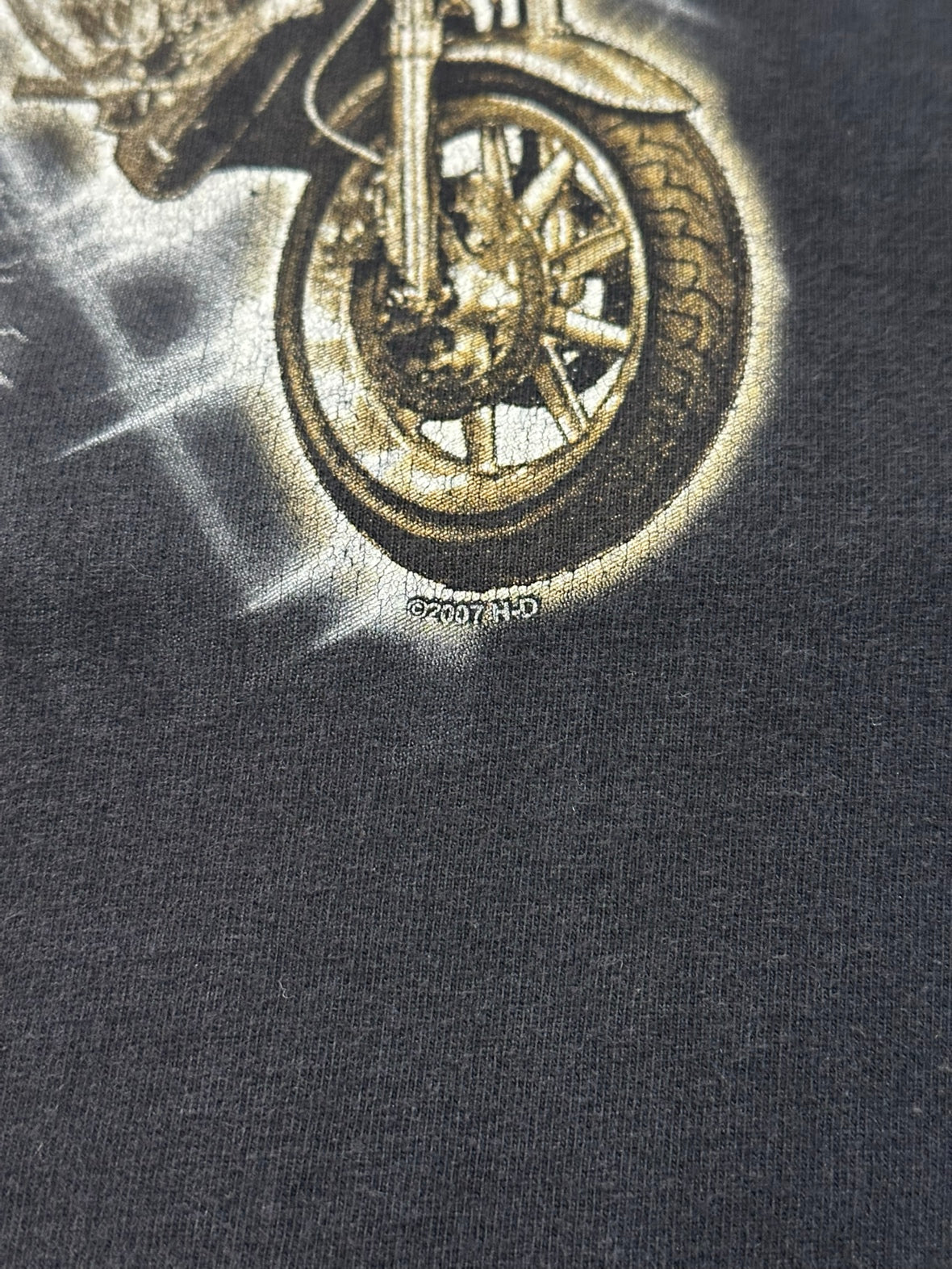 00's HARLEY DAVIDSON「Four motorbikes」ハーレーTシャツ
