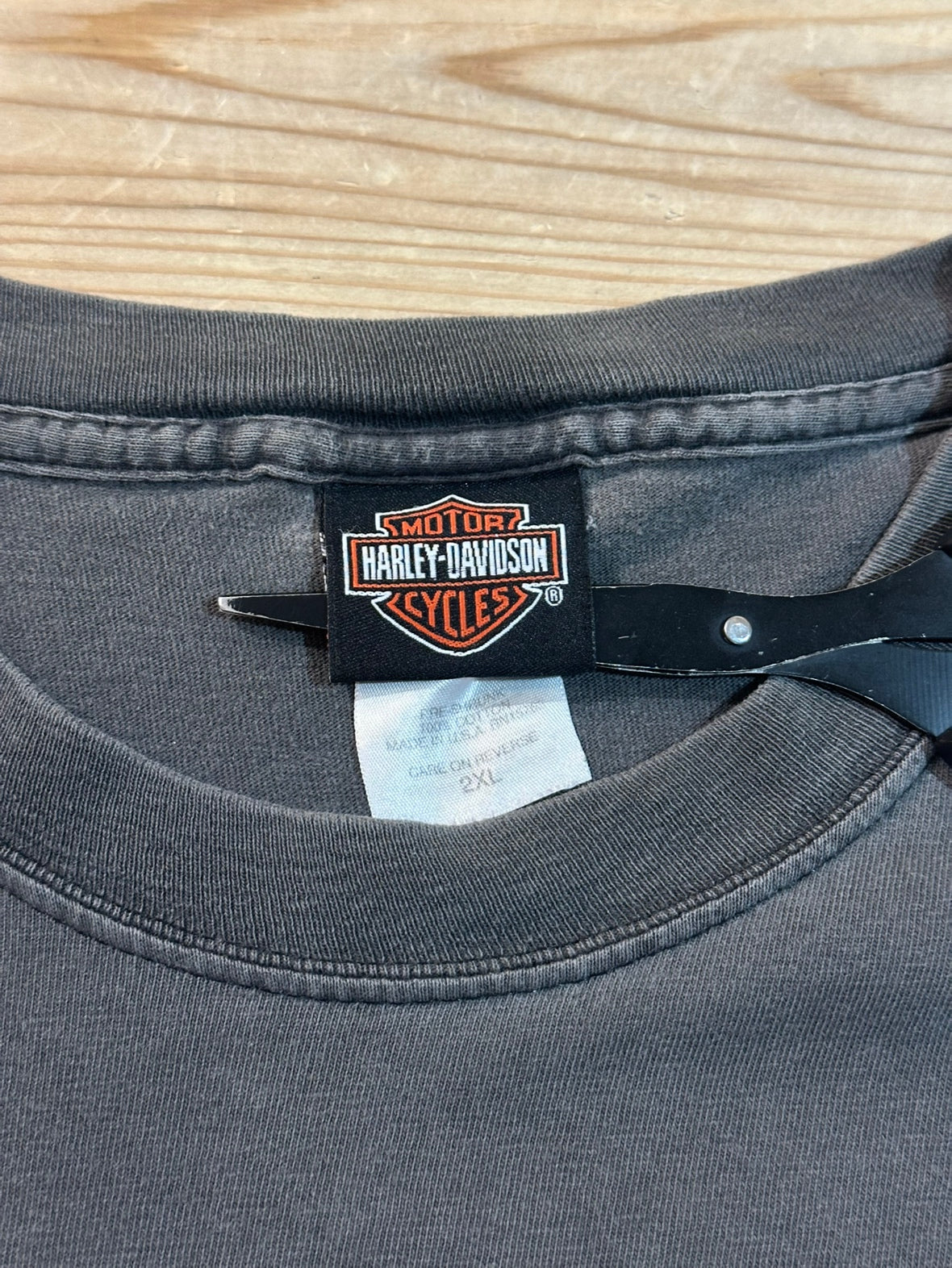 00's HARLEY DAVIDSON「FEEL THE HEAT」ハーレーTシャツ