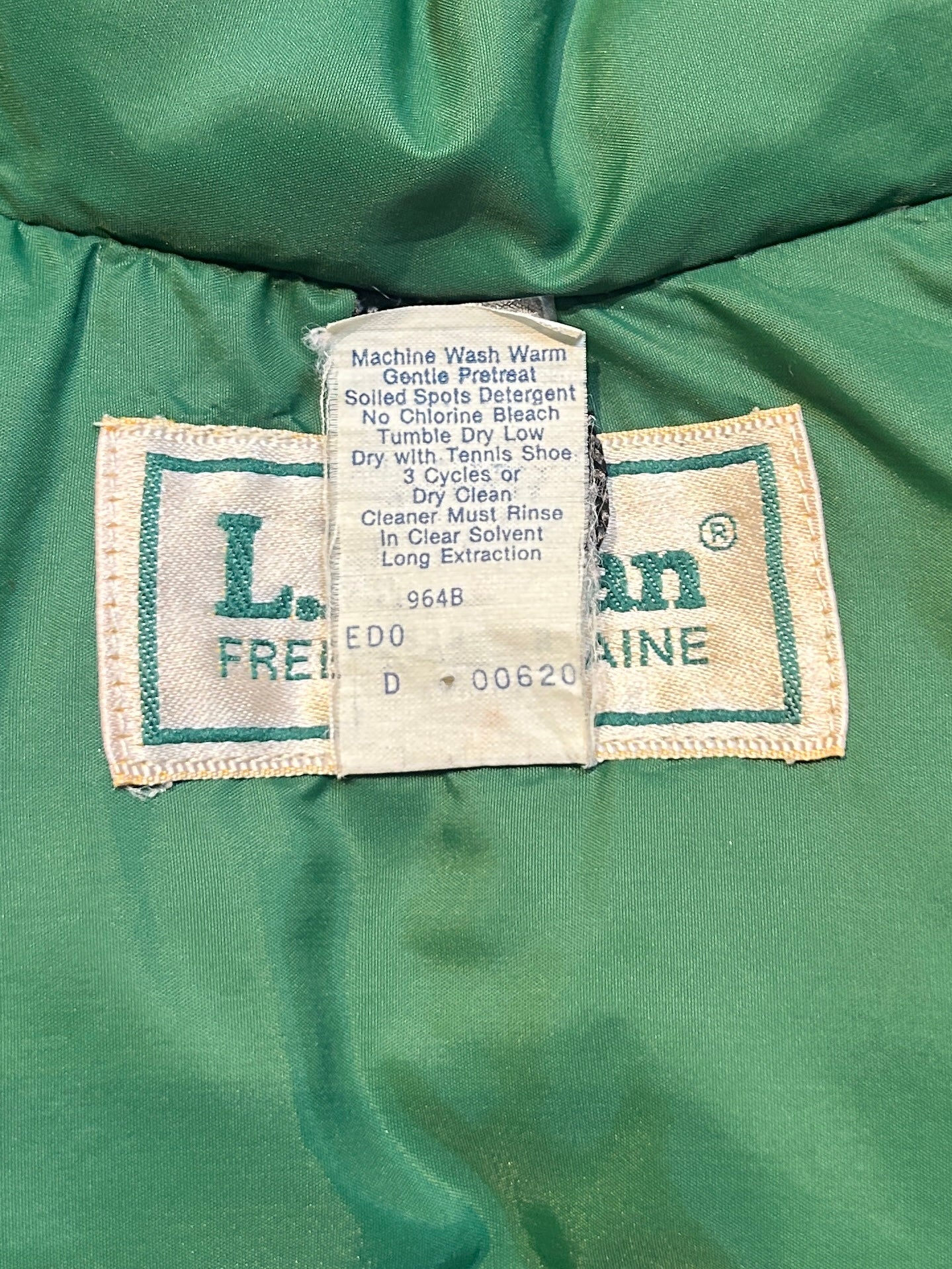 80's「L.L.Bean」USA製 ダウンベスト