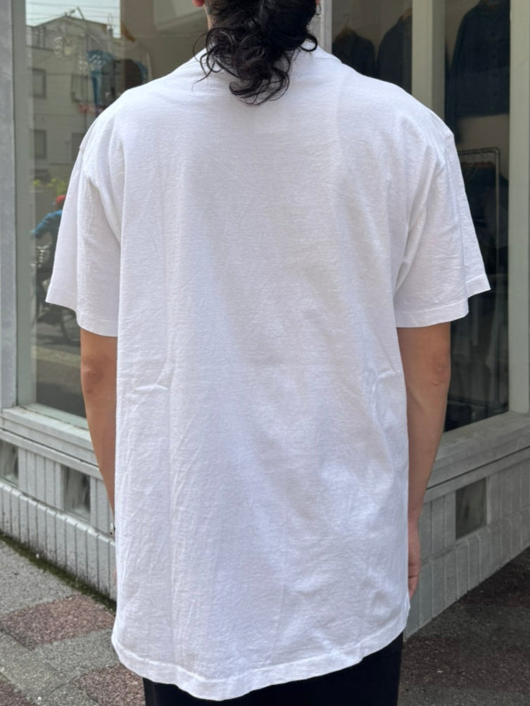 90's「SALLY HUSS」ホワイトTシャツ