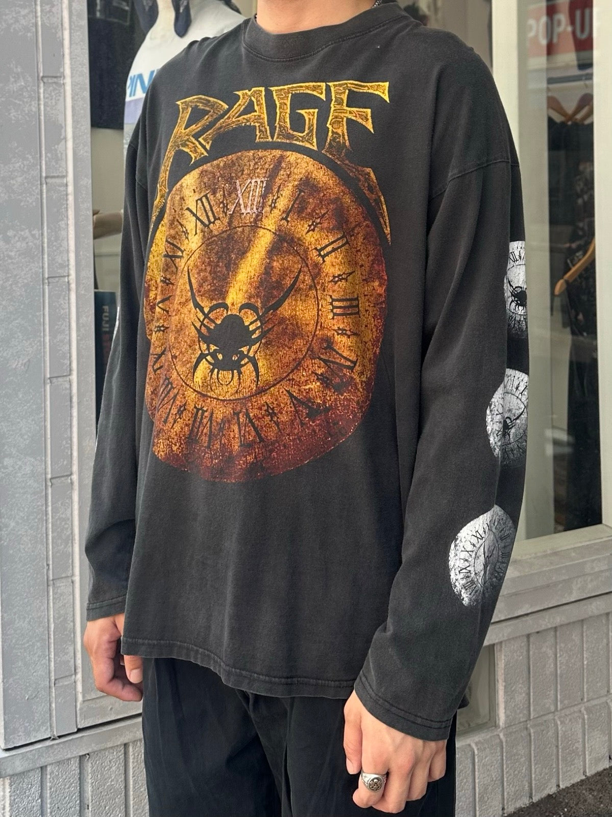 00's RAGE「XⅢ」バンドロングTシャツ