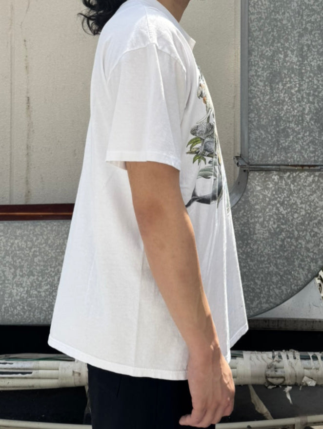 80's NATIONAL WILDLIFE FEDERATION「EARTH DAY」ホワイトTシャツ