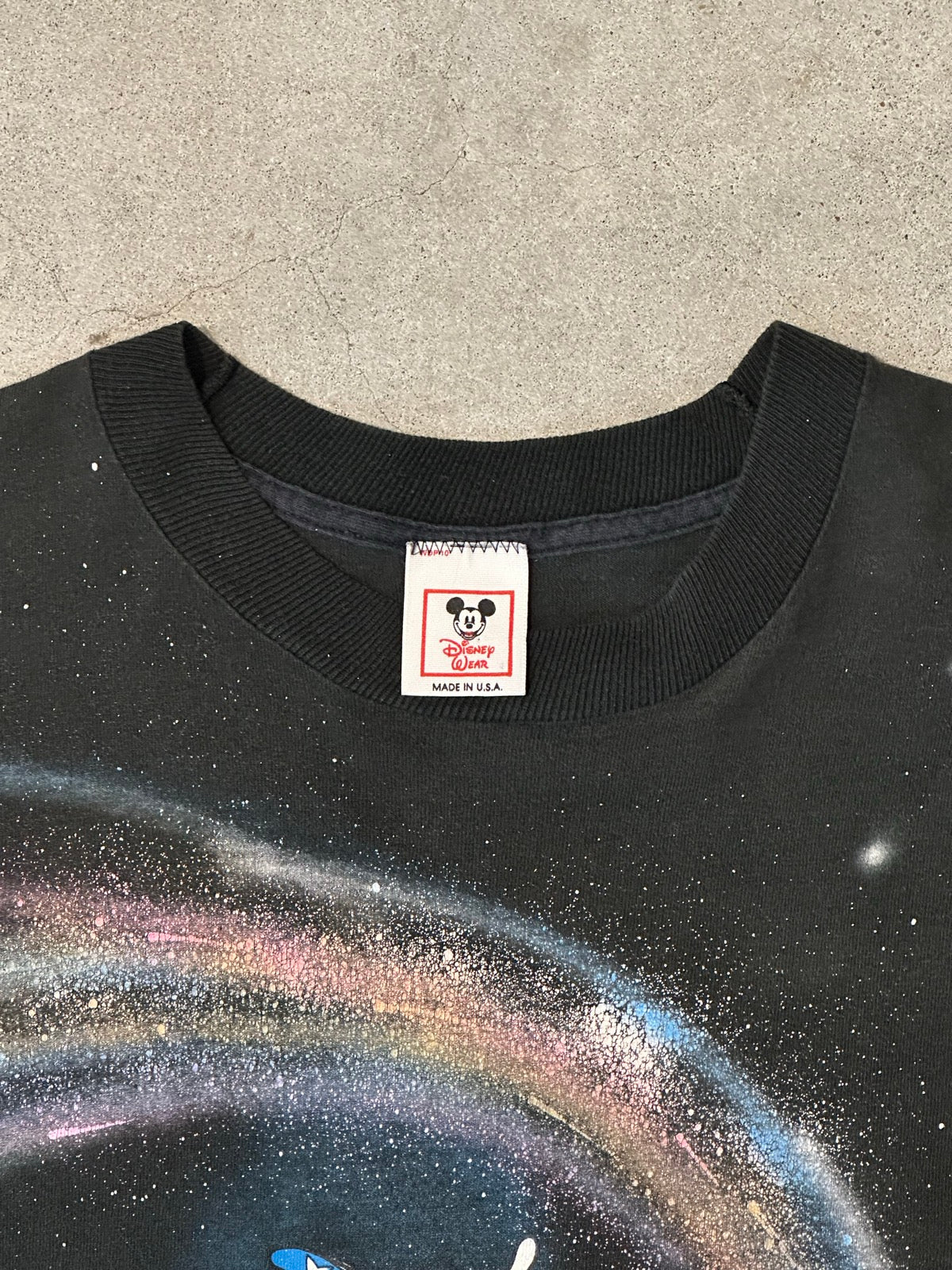 90's DISNEY「Fantasia Mickey Galaxy」キャラクターTシャツ×