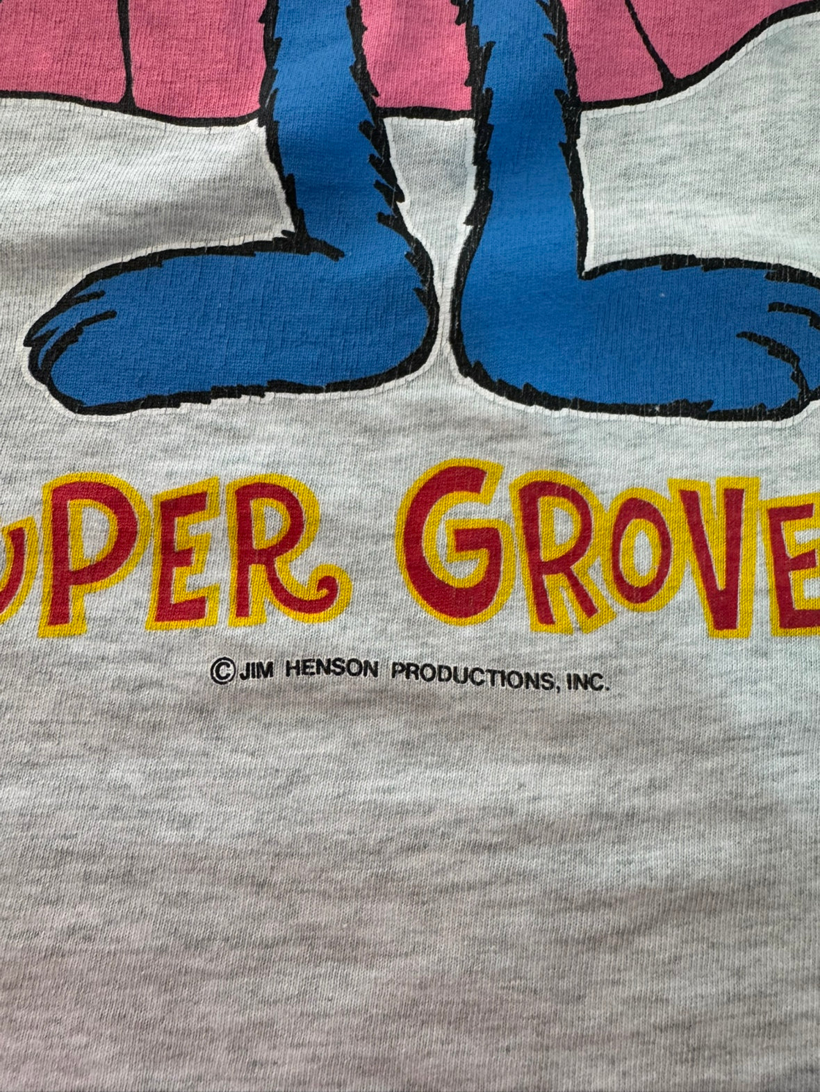 90's SESAME STREET 「Super Glover」キャラクターTシャツ