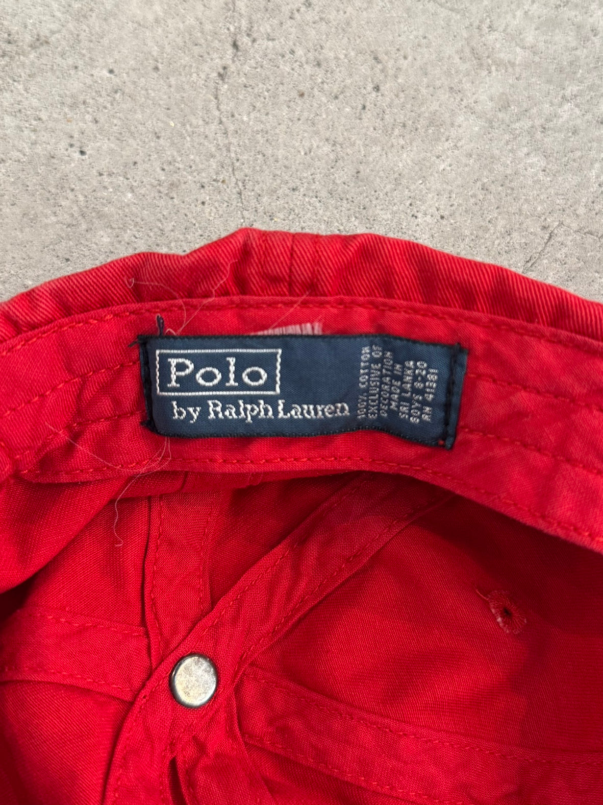 90's RALPH LAUREN「COTTON CHINO CAP」キャップ