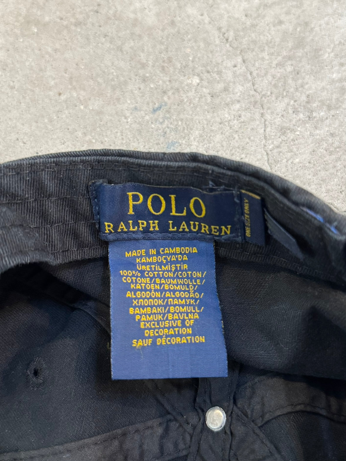 00's RALPH LAUREN「COTTON CHINO  CAP」キャップ