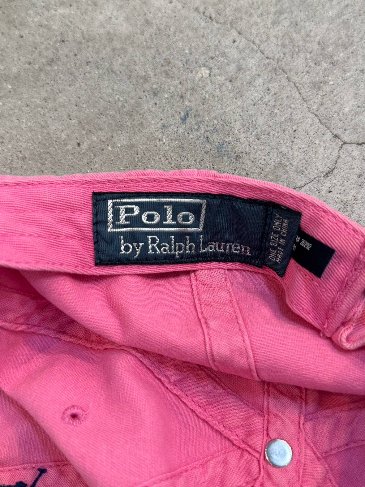 90's RALPH LAUREN「COTTON CHINO」キャップ