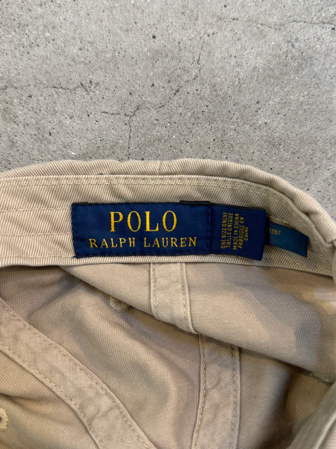 00's RALPH LAUREN 「COTTON CHINO CAP」キャップ
