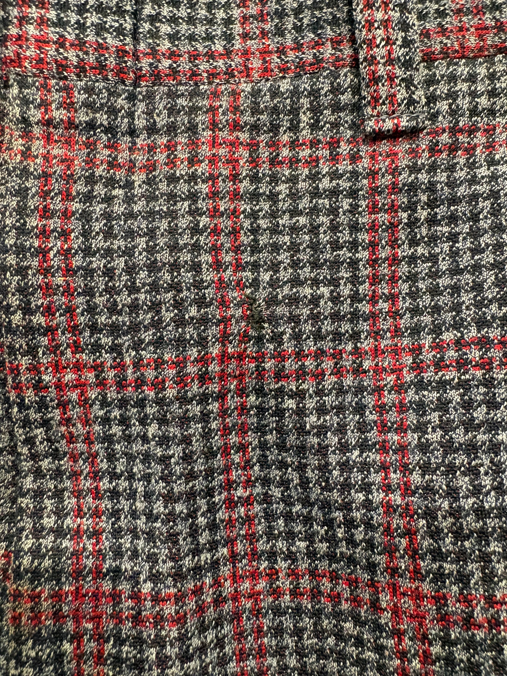 70’s~80’s 総柄フレアスラックス 千鳥柄