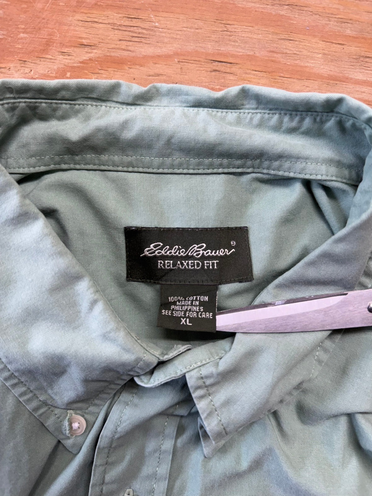 90's EDDIE BAUER ボタンダウンシャツ