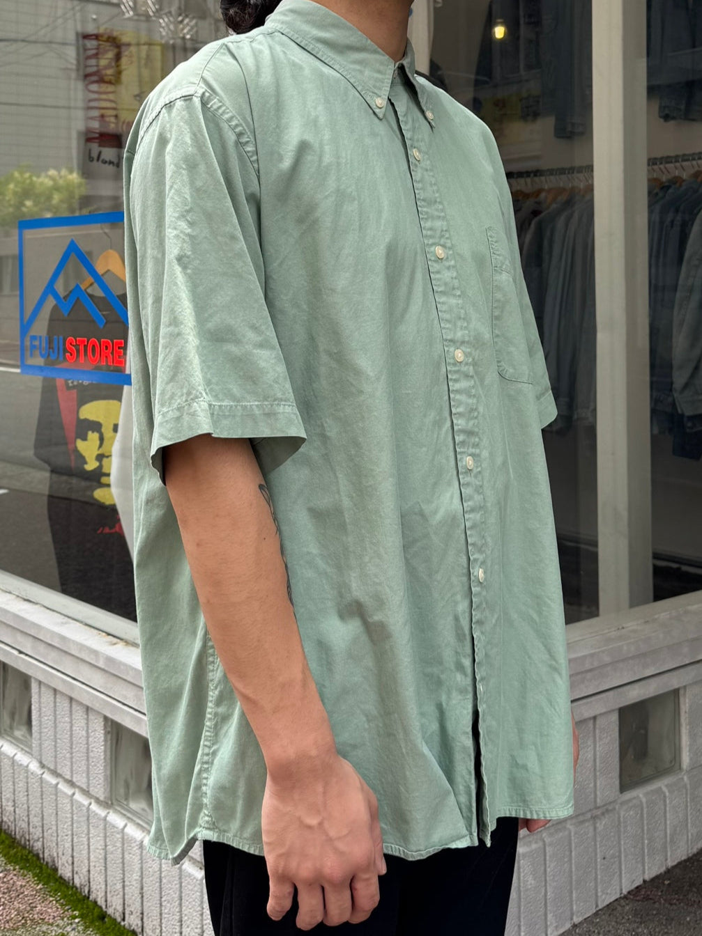 90's EDDIE BAUER ボタンダウンシャツ