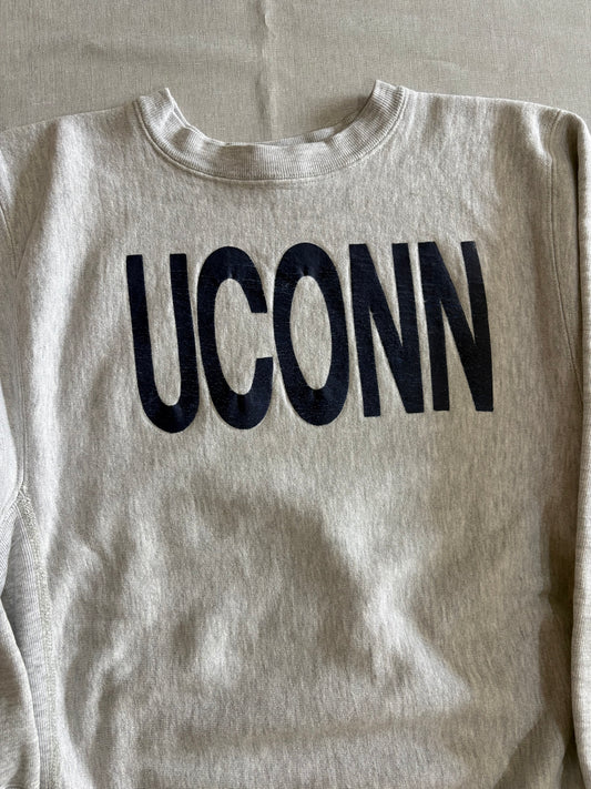 80's CHAMPION「UCONN」Reverse Weave USA製 カレッジスウェット