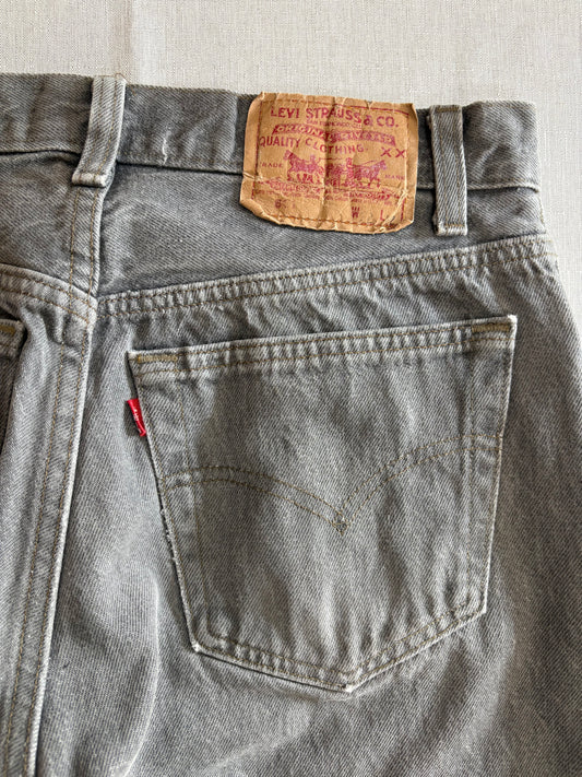 90's Levi’s 501「USA製」先染めブラックデニム