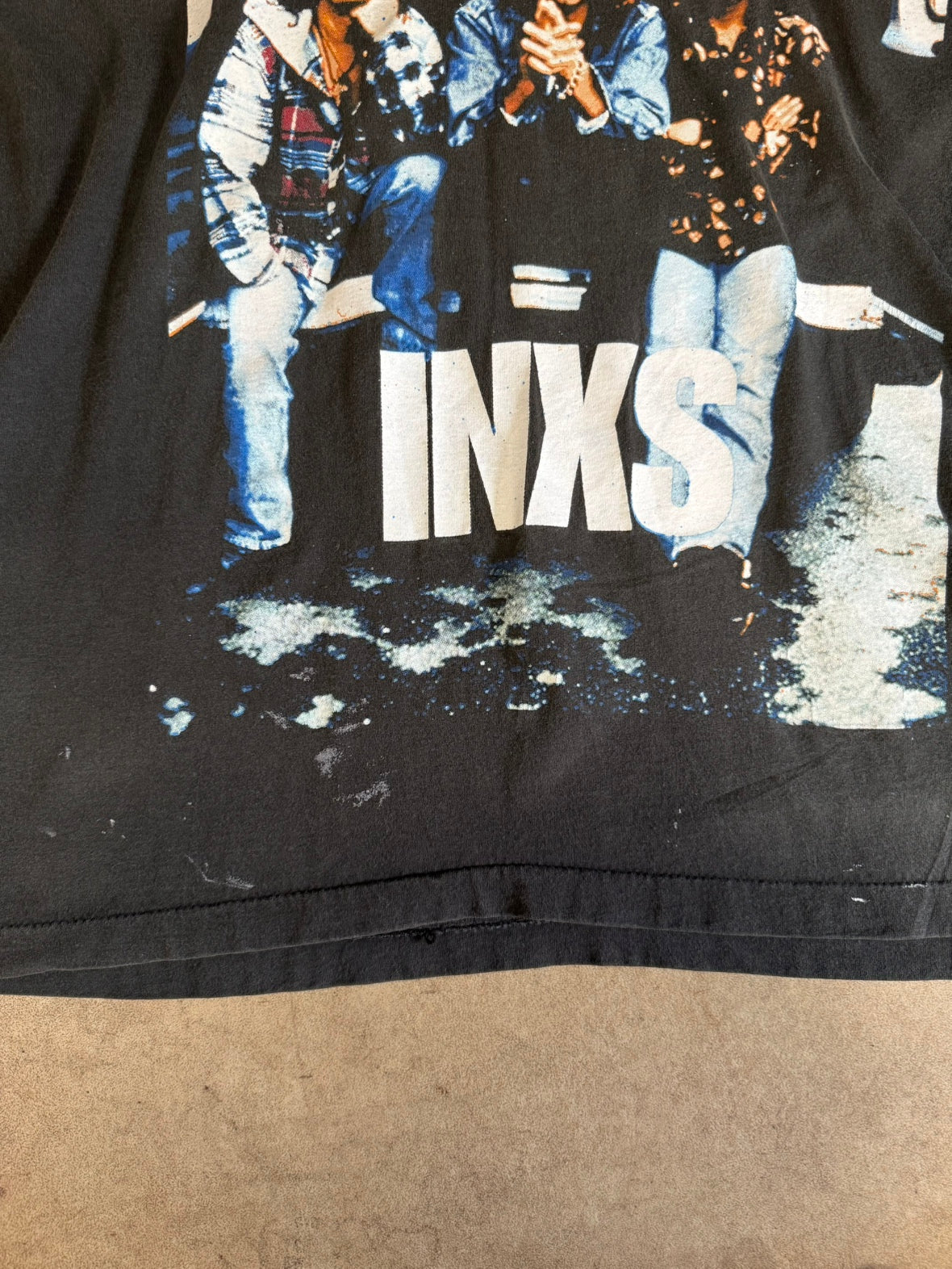 90's INXS「The Dirty Honeymoon Tour」バンドTシャツ