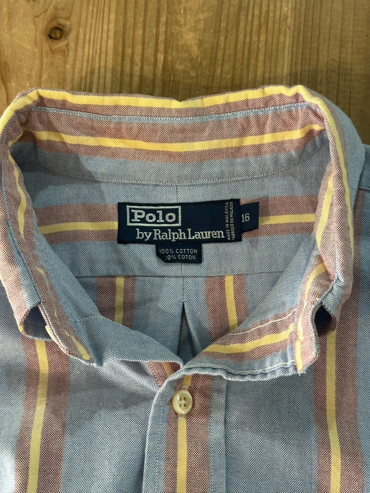 00's RALPH LAUREN BD マルチストライプシャツ