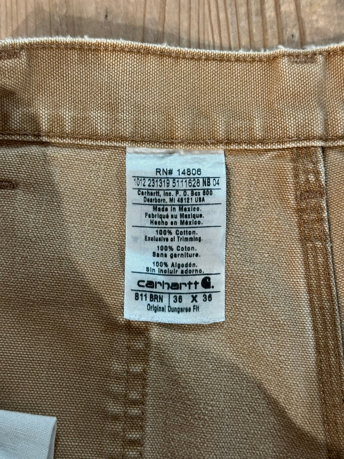00's CARHARTT 「Original Dungaree Fit」ペインターパンツ