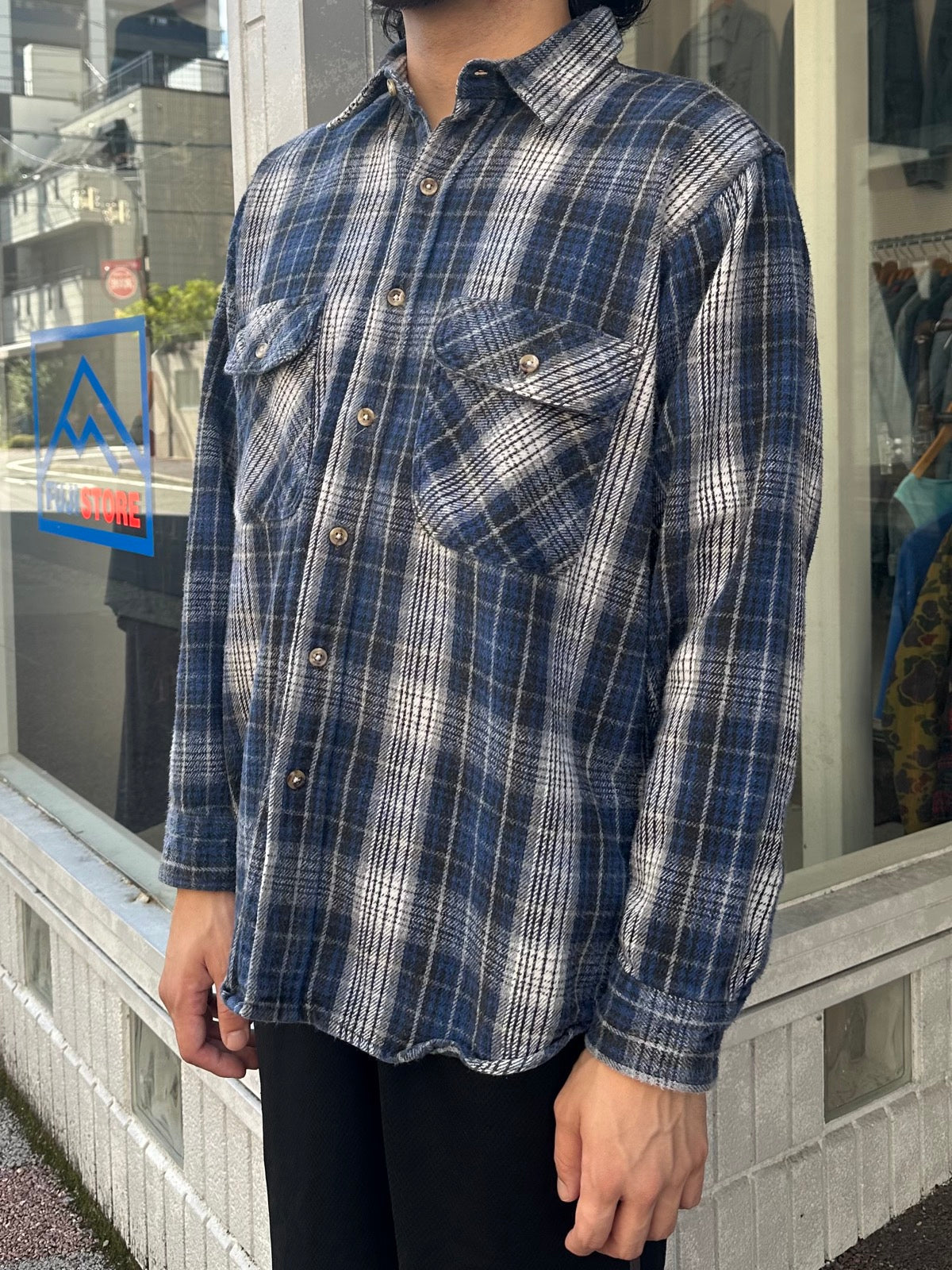 00's WEAR GUARD ヘビーネルシャツ