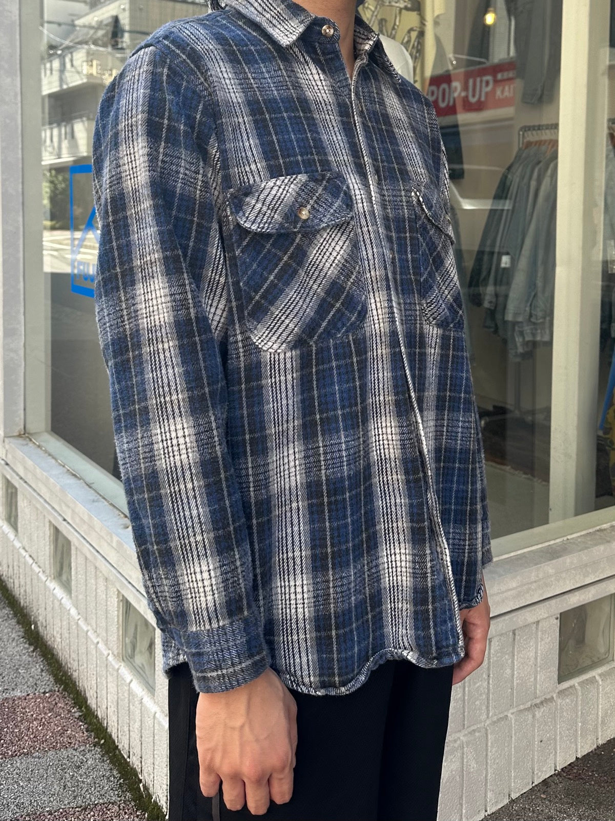 00's WEAR GUARD ヘビーネルシャツ