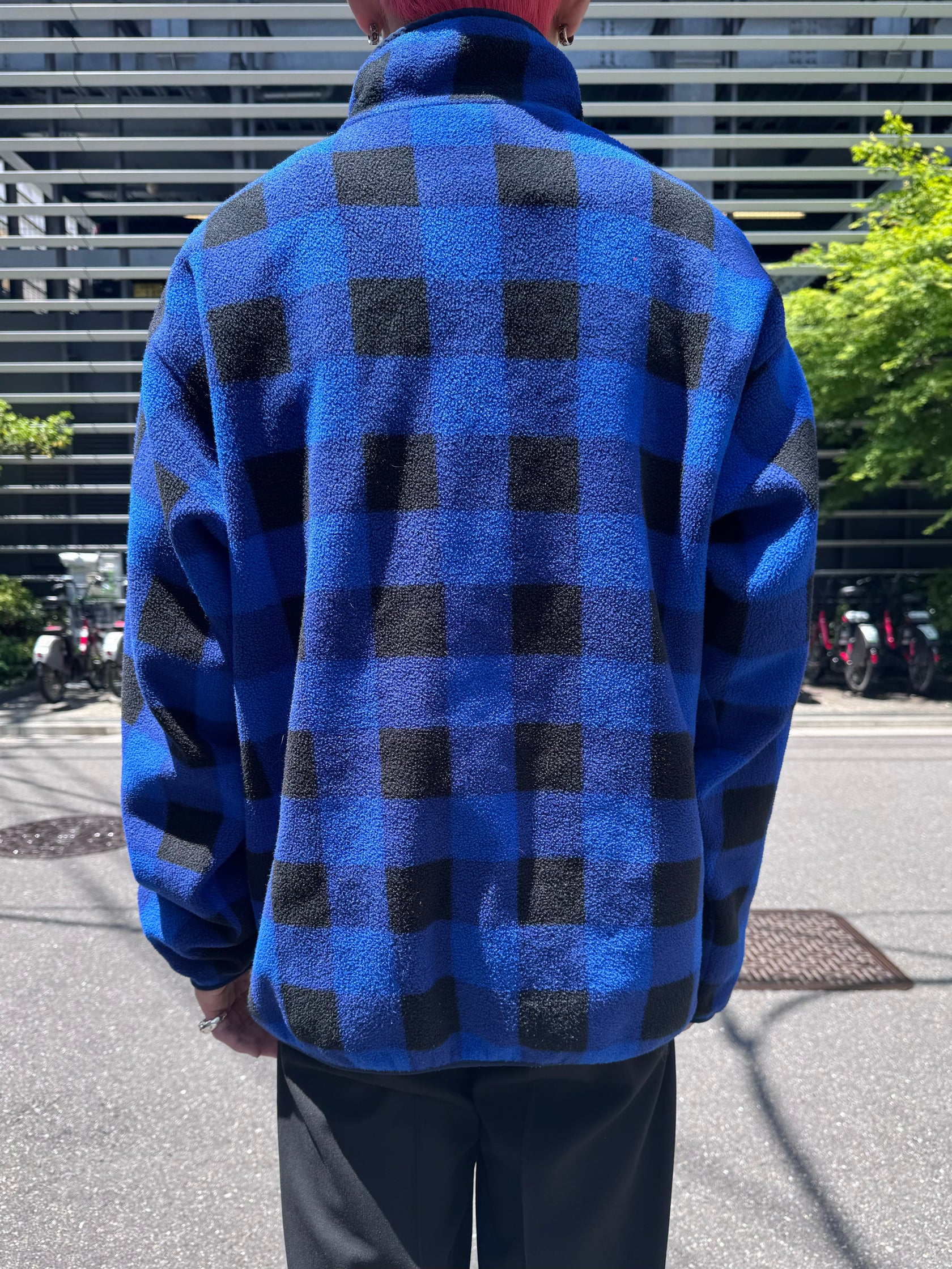 00's PATAGONIA「SYNCHILLA」 スナップT バッファローチェック柄