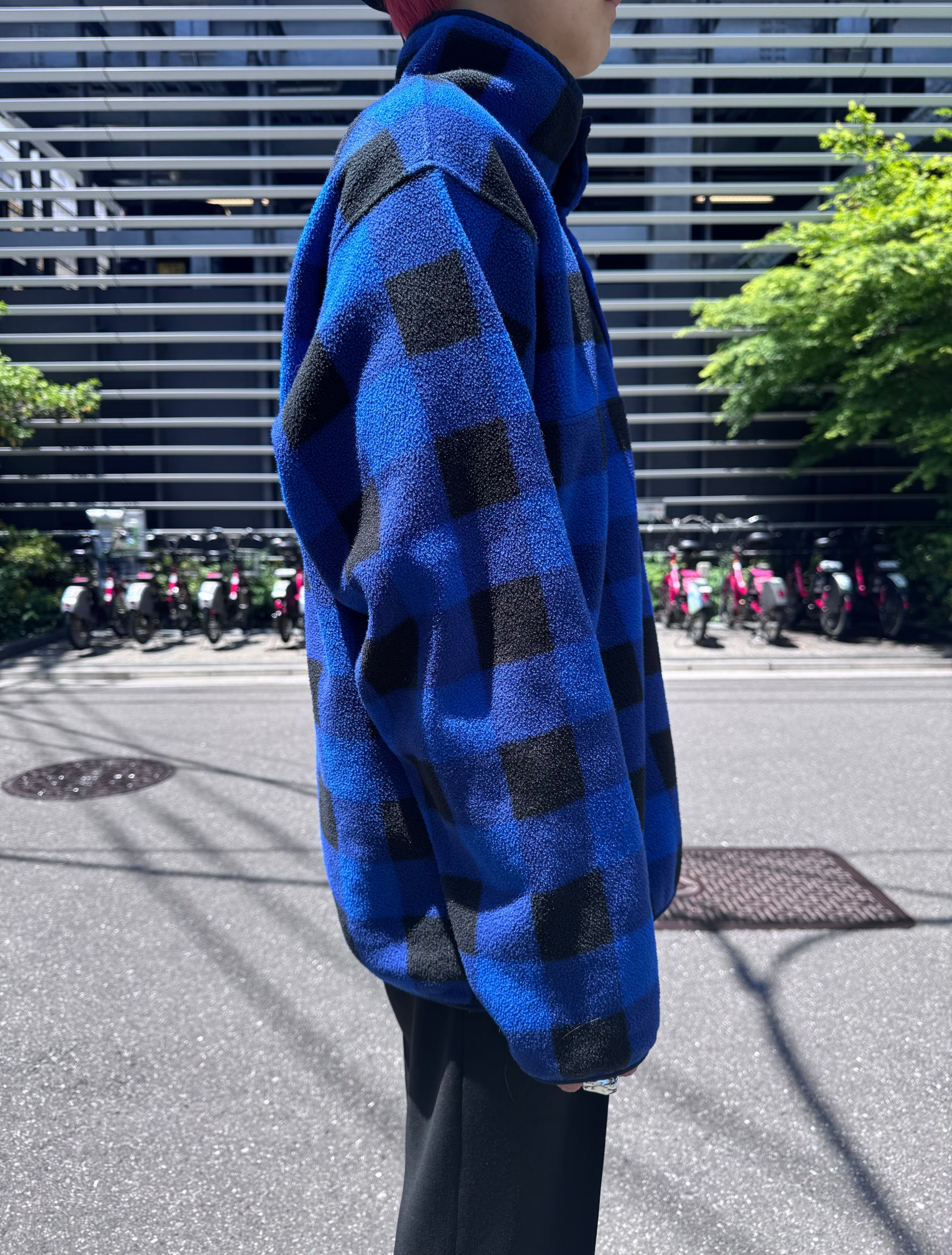 00's PATAGONIA「SYNCHILLA」 スナップT バッファローチェック柄